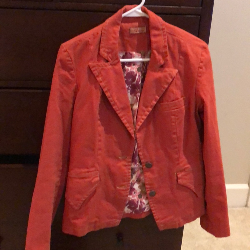 Orange jacket